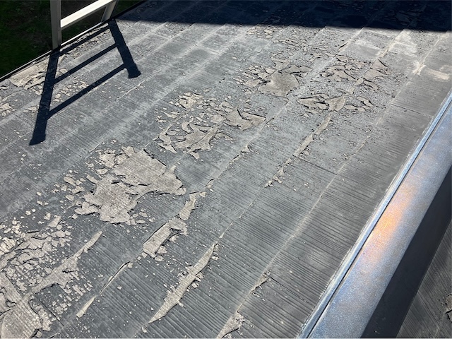 塗膜の剥がれ・別箇所